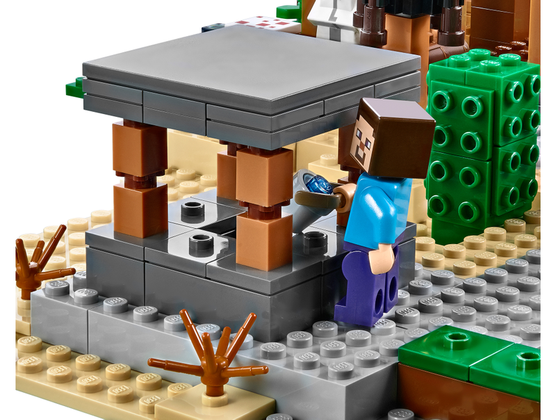 Illustration for article titled Turn Bricks Into Blocks With Lego's New Sprawling Minecraft Village